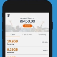 UNIFI PREPAID PIN RELOAD RM50