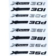 3D Xdrive 301 30d 35i 35d Car Fender Emblem Trunk Badge Sticker For BMW X1 X3 X4 X5 X6 X7 Logo Acces