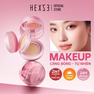 Cushion with powder 2in1 HEXZE Spf25 PA+++ (Cushion 13g + Powder 6.5g) Cushion Foundation