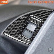 Real Carbon Fiber Sticker  For BMW X1 F48 2016-2021 X2 F39 2018-2021 Front Rear Door Storage Box Panel Cover Trim Carbon Fiber Stickers Car Accessories