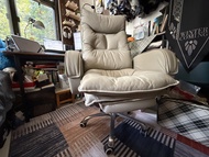 ［自取］米白色人體工學高背辦公椅 / 電腦椅 Comfortable Ergonomic Office Chair - Beige