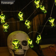 FOREVERGO LED Halloween Pumpkin Bat Lantern String Ghost House Party Paradise Horror Decorative Lant