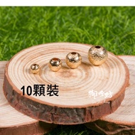 [Yujinfang Hand-Made Materials] 14K Gold-Wrapped Beads Frosted 14K Matte 14K Color-Preser