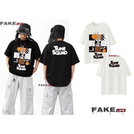FAKE LIFE STUDIO Unisex T-Shirt - Tune Squad Cartoon Pattern Oversize Loose Form