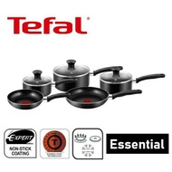 Tefal Essential Cookware Set 5 Pieces (Black)