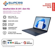 Lenovo IdeaPad Slim 3 15IRH10 Laptop {Model: 83K100CNMJ(Blue) or 83K100CMMJ(Grey)} Laptop (Intel i5-