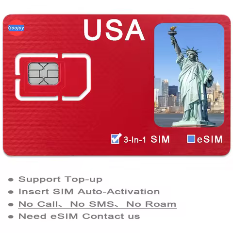 USA Prepaid Data Sim Card;No Call & SMS;Only Data; USA Internet Data Plan;USA eSIM,America eSIM;USA
