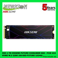 SSD (เอสเอสดี) 1 TB HIKSEMI FUTURE CONSUMER SSD - PCIe 4x4/NVMe M.2 2280 (HS-SSD-FUTURE 1024G)