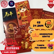 LONG HORSE CHINESE NEW YEAR ANGPAO ENVELOPE 2026 CHINESE NEW YEAR HORSE ANGPAO/ CHINESE NEW YEAR ANG