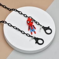Children's Avengers Captain America Spiderman Superman Iron Man Series Glasses Chain Necklace Multi-