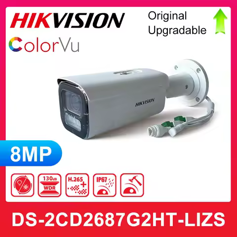 Original Hikvision DS-2CD2687G2HT-LIZS 8 MP Smart Hybrid Light with ColorVu Motorized Varifocal Bull