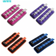 LAFAYE Ankle Weights, Adjustable Straps Multifunction Wrist Sandbag, Dancing Running Leg Power Steel