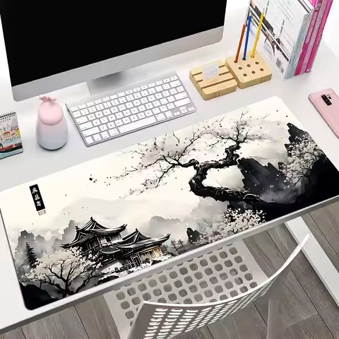 Landscape ink painting Mouse Pad Desk Pad Mouse Mat Game Mouse pad Gift Mouse Pad Anti-Slip Rubber B