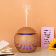 Air Humidifier Mini Ultrasonic Aroma Diffuser LED Wood 130ml - SL-001