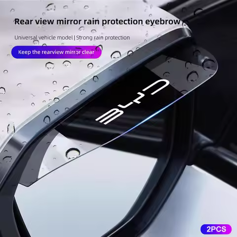 Car Rearview Mirror Rain Eyebrow Sticker Rainproof Cover For BYD Atto 3 Yuan Plus Han Tang EV F3 E6 
