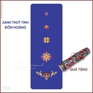 Thảm tập yoga cao cấp T07 phiên bản ĐÔN HOÀNG 100% cao su thiên nhiên + PU chống trơn trượt TUYỆT ĐỐ