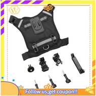 【W】Pet Dog Photography Stand Dog Harness Camera Mount Vest Pet Harness Action Camera Mount Holder