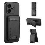 Case for Xiaomi Redmi 13 Redmi Note 13R Luxury Magnetic Wallet Case for Mobile Phone