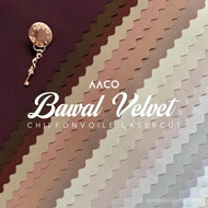 BAWAL VELVET AACO CHIFFON VOILE LASERCUT B46