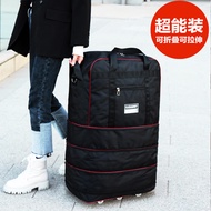 AT-🛫Yuji Luggage Bag with Wheels Large Capacity Luggage Bag with Wheels Student Dormitory Quilt Luggage Bag