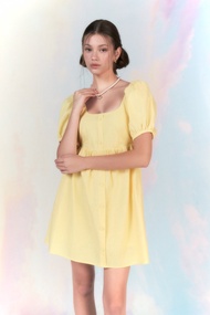 LAYNE LINEN DRESS ROMPERIN SUNSHINE