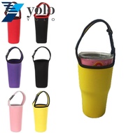 YOLO Water Bottle Holder, Protective Insulated Anti-Hot Cup Sleeve, Eco-Friendly Neoprene With Carrying Handle Tumbler Carrier 30oz/900ml Bottle