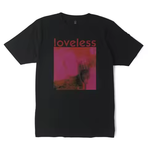 2026 Summer Hot Legendary Band My Bloody Valentine Vintage Casual Short Sleeve T-shirt Men's Loose B