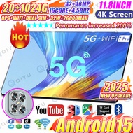 🔥SG Seller+Buy 1 Take 24🔥2025 Upgrade 11.8 inch Android 15 Tablet 20+1TB 16Core 5G Google Youtube Of