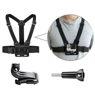 Action Camera Accessories Adjustable Chest Mount Harness Chest Strap Belt for Insta360 One RS X2 GoPro 10 9 DJI Action 2 Camera