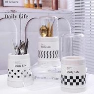Bekas sudu bertutup kemas utensil organizer Chopstick Holder with cover Anti-dust Chopstick Cage wit