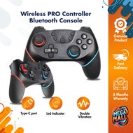 Wireless PRO Controller Bluetooth Console Compatible PC / Laptop / Nintendo Switch &amp; Switch Lite Responsive Reliable