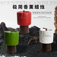 Ieu Scented Candle Gift Box Creative Souvenir Bedroom Long-Lasting Fragrance Cement Cup Candle Decor