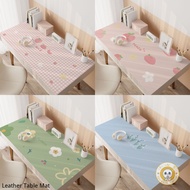 Simple PVC Table Mat Dormitory Desk Mat Writing Desk Protective Mat Makeup Table Mat Waterproof and Oil-proof Dining Table Mat