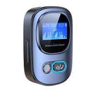 Slot Kad Pemancar Penerima Bluetooth 5.3 T68 3-dalam-1 dengan Paparan untuk Penyesuai Audio Penguat 