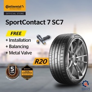 Continental SportContact SC7 R20 245/35Z 275/30Z 285/30Z 275/40Z 305/30Z (with installation)