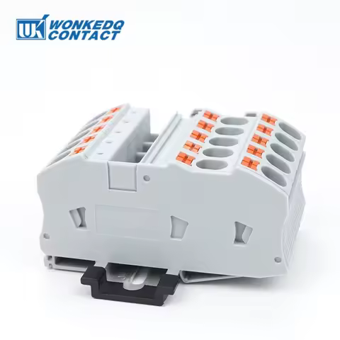1Pc D-PT16-TW End Cover For 16mm² Twin Terminal Block PT 16-TW Accessories D-PT 16-TW Plastic Connec