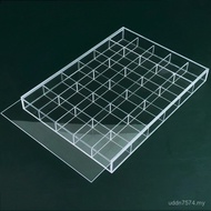 Box Box Storage Box Compartment Acrylic Transparent Button Box Display Jewelry Diamond Beaded Small 