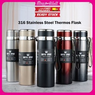 600ML/800ML/1000ML BIG Large Capacity 316 Stainless Steel Vacuum Thermos Flask 不锈钢真空保湿壶 Thermos Flas