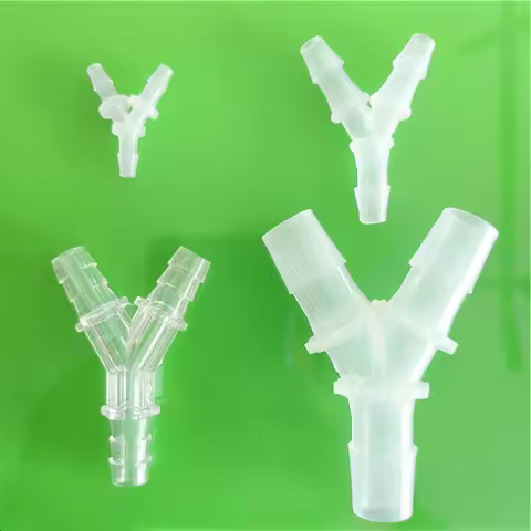18 Sizes 2.4-19.5mm Equal Y Type Hose Tee Plastic Silicone Tube Water Pipe Connectors S751 Joint Aqu
