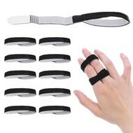 Buddy Tape Finger Straps, 10 Pcs Finger Buddy Wraps With Padded, Hook and Loop Pinky Fingers Tapes S