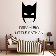 Custom Super Name Boys and Girls Bedroom Decoration Wall Stickers Batman Dreamhero BIG