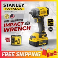STANLEY Fatmax Cordless Drill Impact Wrench Brushless Motor 4.0Ah 20V Lithium Battery ( SBW910M1K-B1 )