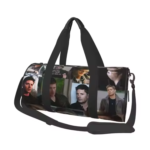 Dean Winchester Large Duffle Gym Bag Waterproof Duffle Travel Bags Handbags Fitness bag