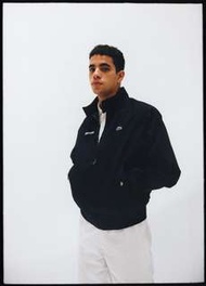紐約站2017 Supreme x Lacoste Harrington Jacket 外套 防風 刺繡 黑 S