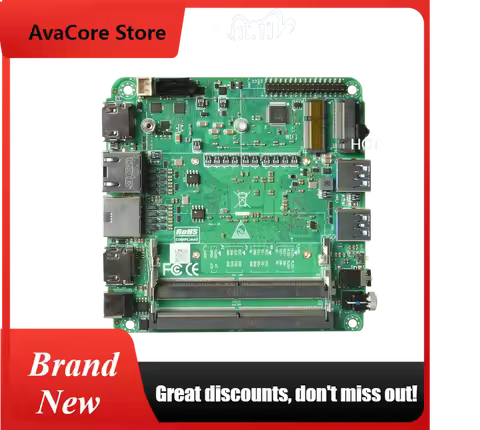 AvaCoreNewest NUC Motherboard CPU 12TH GEN Processor i5-1240p/i7-1260p 2*HDMI 2*DP type-c DDR5 Ram T