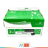 Continuous Form Paperline 2 Ply Color 9 1/2 x 11 in (K2 W PRS)