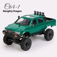 NEW Green Wpl C64-1 1/16 RC 4X4 Off-Road Vehicle All-Terrain Climbing Truck Pickup Remote Control Si
