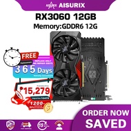 AISURIX RTX3060 12GB Graphics Card GPU NVIDIA Computer Video Card For Gaming Work Office