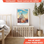 Wall painting, Helsinki Finland Travel Wall Art, Helsinki Finland Poster, Helsinki Finland Scandinav