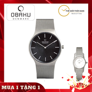 Đồng hồ đeo tay Nam dây kim loại Obaku V178GXCBMC (Bạc)